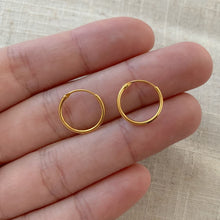 Cargar imagen en el visor de la galería, ARGOLLAS 14 ORO - Piedra Marina
