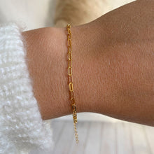 Cargar imagen en el visor de la galería, PULSERA GOLD CADENA ESLABONES
