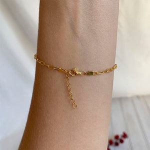PULSERA GOLD CADENA ESLABONES