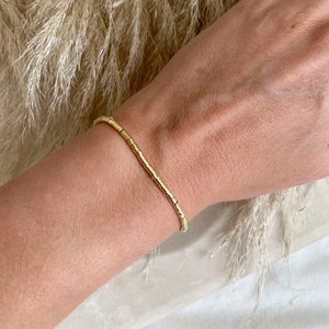 PULSERA GOLD TUBITOS
