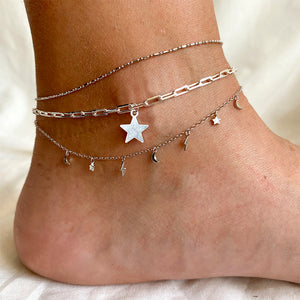 TOBILLERA PLATA MANCORA